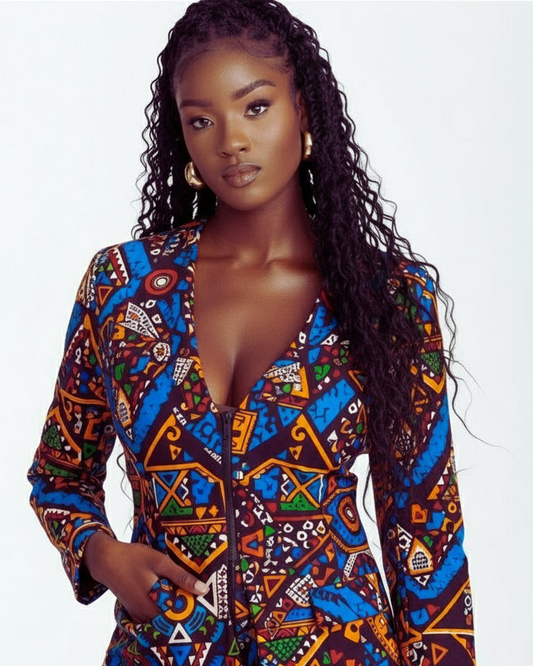 Ankara Allure Blazer - Cultural Pride Has Never Been So Effortlessly Chic