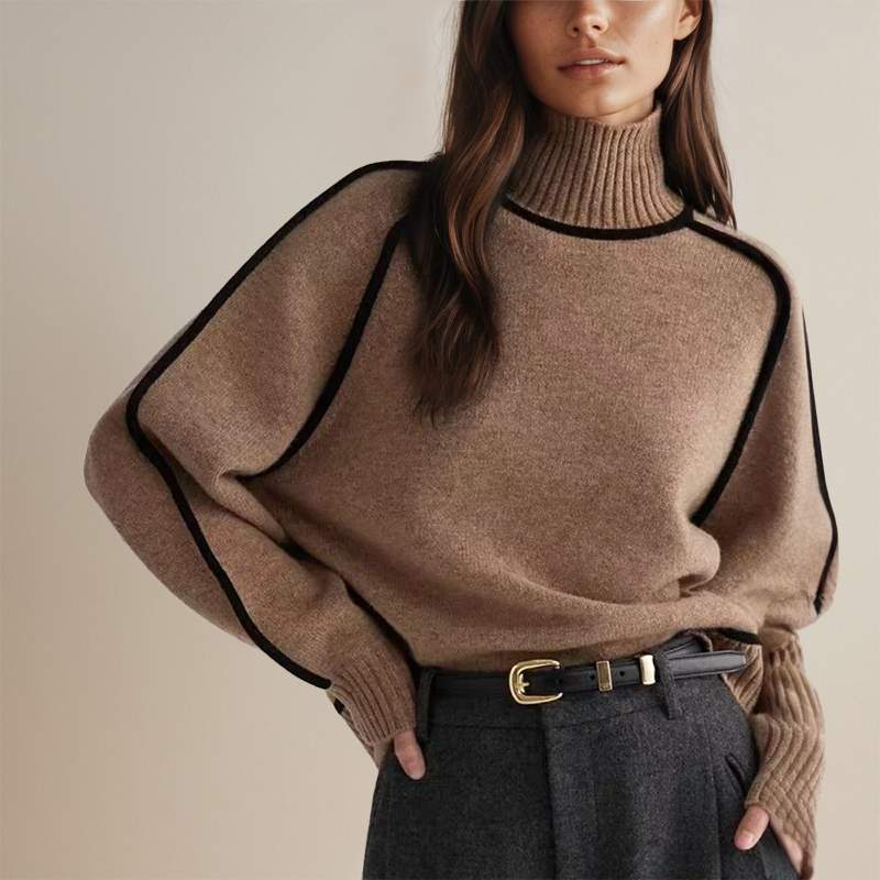 Eleanor - Cashmere Oversized Couture Turtleneck Sweater