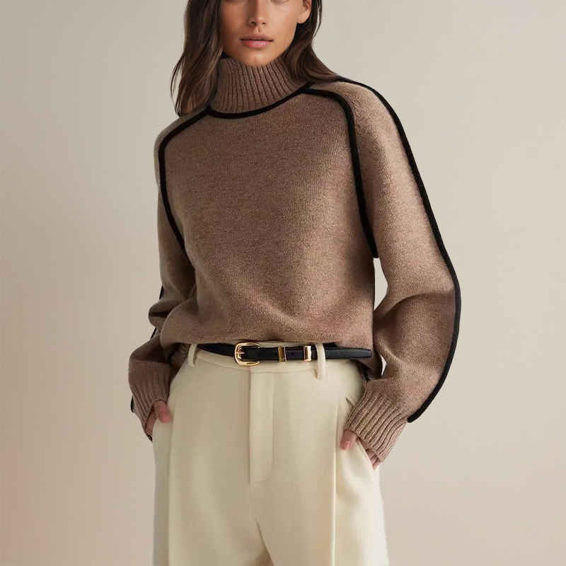 Eleanor - Cashmere Oversized Couture Turtleneck Sweater